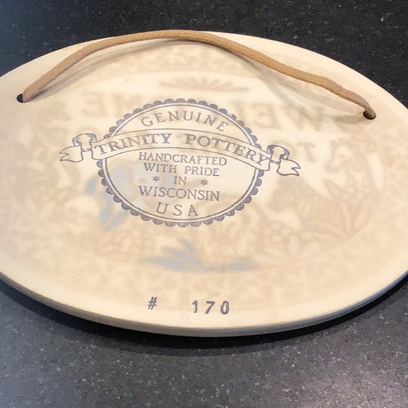 Pottery Plaque - Picture 2 of 2